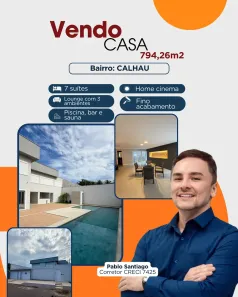 Casa com 8 Quartos à venda, 794m² no Calhau, São Luís
