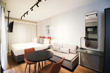 Kitnet com 1 Quarto à venda, 27m² no Indianópolis, São Paulo