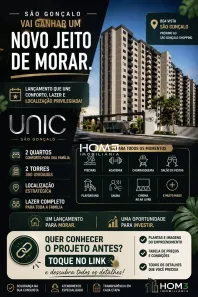 Apartamento com 2 Quartos à venda, 46m² no Boa Vista, São Gonçalo