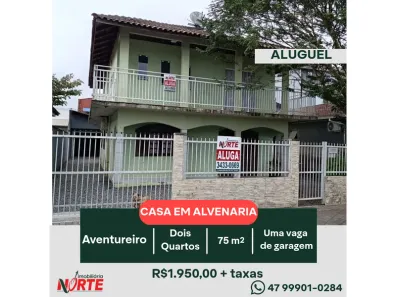 Apartamento com 2 Quartos para alugar, 75m² no Aventureiro, Joinville