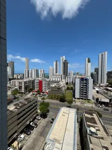 Apartamento com 1 Quarto para alugar, 28m² no Boa Viagem, Recife