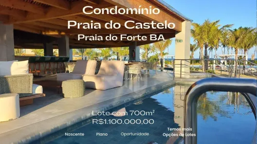 Lote/Terreno à venda, 700m² no Praia do Forte, Mata de São João