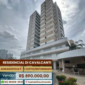 Apartamento com 3 Quartos à venda, 137m² no Nossa Senhora das Graças, Manaus