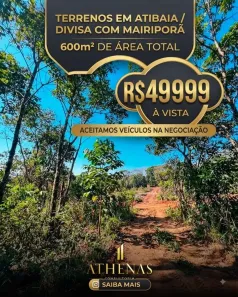 Lote/Terreno à venda, 600m² no Centro, Mairiporã