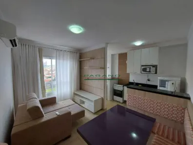 Apartamento com 1 Quarto para alugar, 37m² no Residencial Flórida, Ribeirão Preto