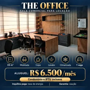 Sala Comercial para alugar, 33m² no Adrianópolis, Manaus