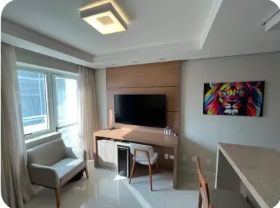 Flat com 1 Quarto para alugar, 42m² no Cerqueira César, São Paulo
