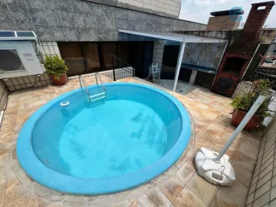 Apartamento com 4 Quartos para alugar, 265m² no Pompéia, Santos