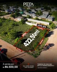 Lote/Terreno à venda, 858m² no Said Salomão, Boa Vista