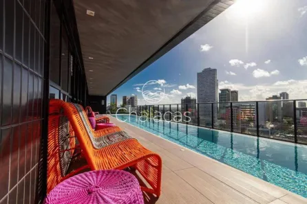 Flat com 1 Quarto à venda, 22m² no Ilha do Leite, Recife