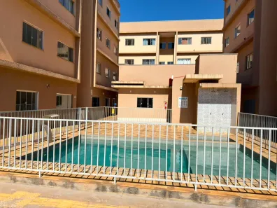 Apartamento com 2 Quartos para alugar, 56m² no Mansões Centro Oeste, Águas Lindas de Goiás
