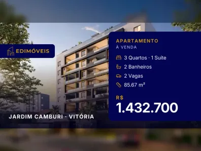 Apartamento com 3 Quartos à venda, 85m² no Jardim Camburi, Vitória