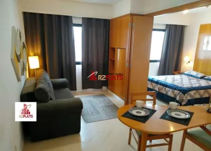 Flat com 1 Quarto para alugar, 33m² no Moema, São Paulo