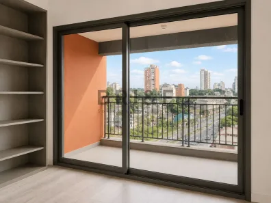 Apartamento com 1 Quarto para alugar, 26m² no Santo Amaro, São Paulo