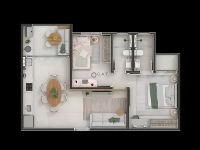 Apartamento com 2 Quartos à venda, 60m² no Vila Lucy, Sorocaba
