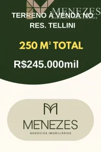 Lote/Terreno à venda, 250m² no Residencial Tellini, Franca