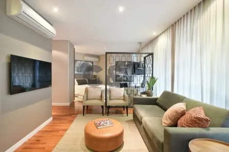 Apartamento com 1 Quarto para venda ou aluguel, 65m² no Vila Olímpia, São Paulo