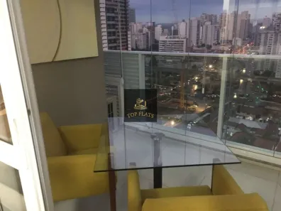 Flat com 1 Quarto para alugar, 37m² no Cidade Monções, São Paulo