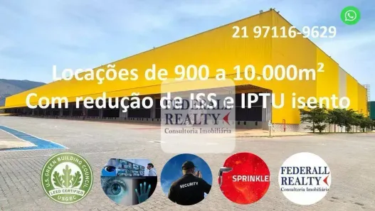 Galpão/Depósito/Armazém para alugar, 1790m² no Vila São João, Queimados