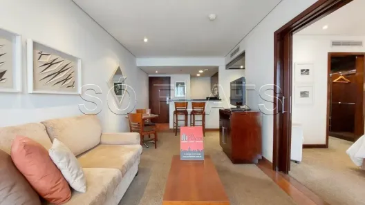 Flat com 1 Quarto para alugar, 60m² no Itaim Bibi, São Paulo