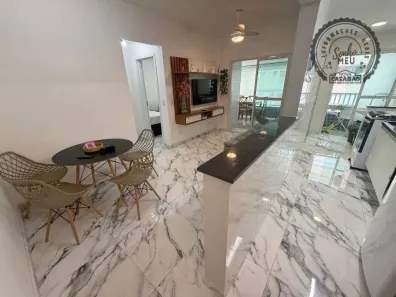 Apartamento com 2 Quartos para alugar, 77m² no Caiçara, Praia Grande