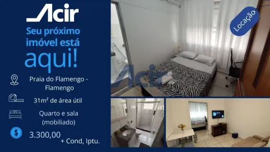 Apartamento com 1 Quarto para alugar, 30m² no Flamengo, Rio de Janeiro