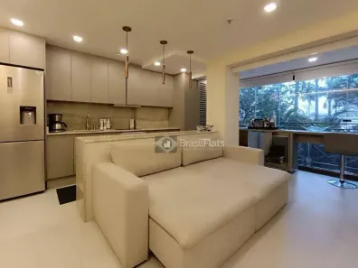 Flat com 2 Quartos para venda ou aluguel, 45m² no Vila Olímpia, São Paulo