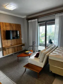 Apartamento com 1 Quarto para alugar, 42m² no Brooklin Paulista, São Paulo