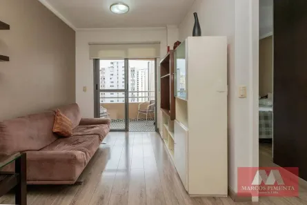 Apartamento com 1 Quarto para alugar, 45m² no Brooklin Paulista, São Paulo
