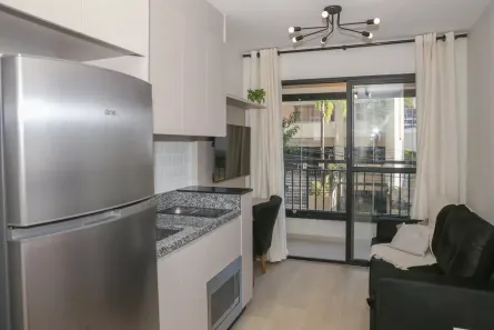Apartamento com 1 Quarto para alugar, 27m² no Perdizes, São Paulo