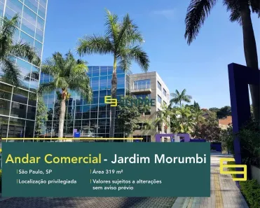 Imóvel Comercial para alugar, 319m² no Jardim Morumbi, São Paulo