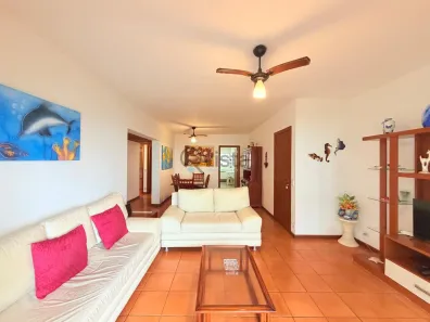 Apartamento com 3 Quartos para alugar, 115m² no Pitangueiras, Guarujá