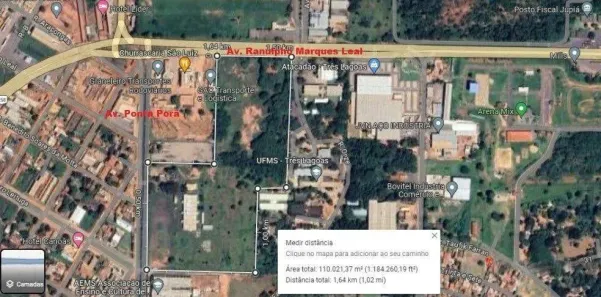 à venda, 105000m² no Distrito Industrial II, Três Lagoas