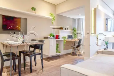 Flat com 1 Quarto à venda, 32m² no Cidade Monções, São Paulo