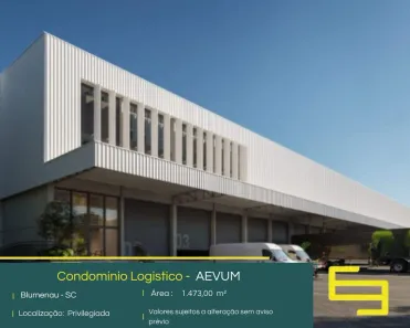 Galpão/Depósito/Armazém para alugar, 1478m² no Salto Weissbach, Blumenau