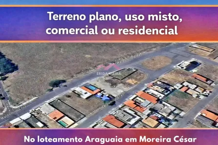 Lote/Terreno à venda, 293m² no Loteamento Residencial e Comercial Araguaia, Pindamonhangaba