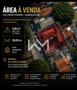 Lote/Terreno à venda, 408m² no Jardim das Hortências, Guarulhos