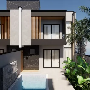 Sobrado com 3 Quartos à venda, 117m² no Guaratuba, Guaratuba