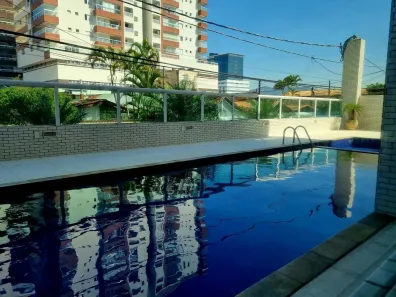 Apartamento com 2 Quartos para alugar, 73m² no Guilhermina, Praia Grande