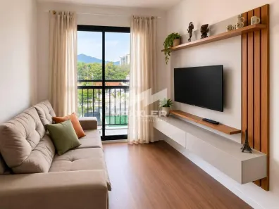 Flat com 1 Quarto para alugar, 34m² no Barra Olímpica, Rio de Janeiro