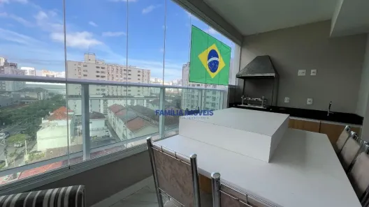 Apartamento com 2 Quartos para alugar, 88m² no Campo Grande, Santos