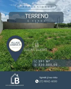 Lote/Terreno à venda, 391m² no Loteamento Village Damha Mirassol IV, Mirassol