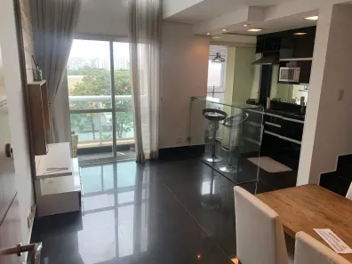 Apartamento com 1 Quarto para venda ou aluguel, 45m² no Indianópolis, São Paulo