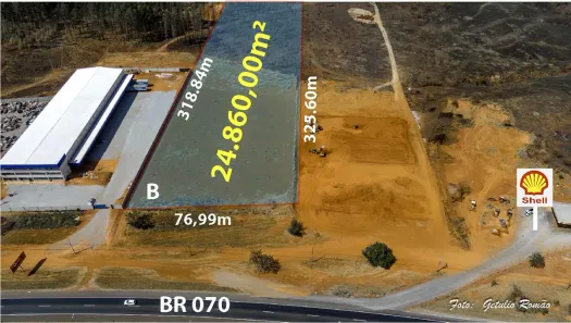 Lote/Terreno à venda, 24860m² no Setor Industrial, Brasília