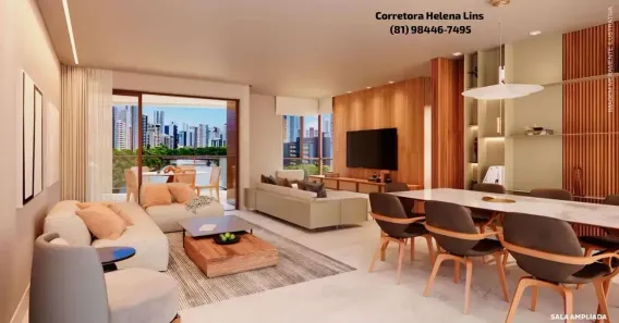 Apartamento com 4 Quartos à venda, 127m² no Madalena, Recife