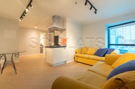 Flat com 1 Quarto para alugar, 37m² no Jardim Paulista, São Paulo