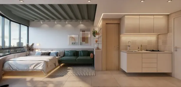 Apartamento com 1 Quarto à venda, 23m² no Recife, Recife