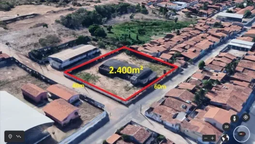 Lote/Terreno à venda, 2400m² no Conjunto Palmeiras, Fortaleza