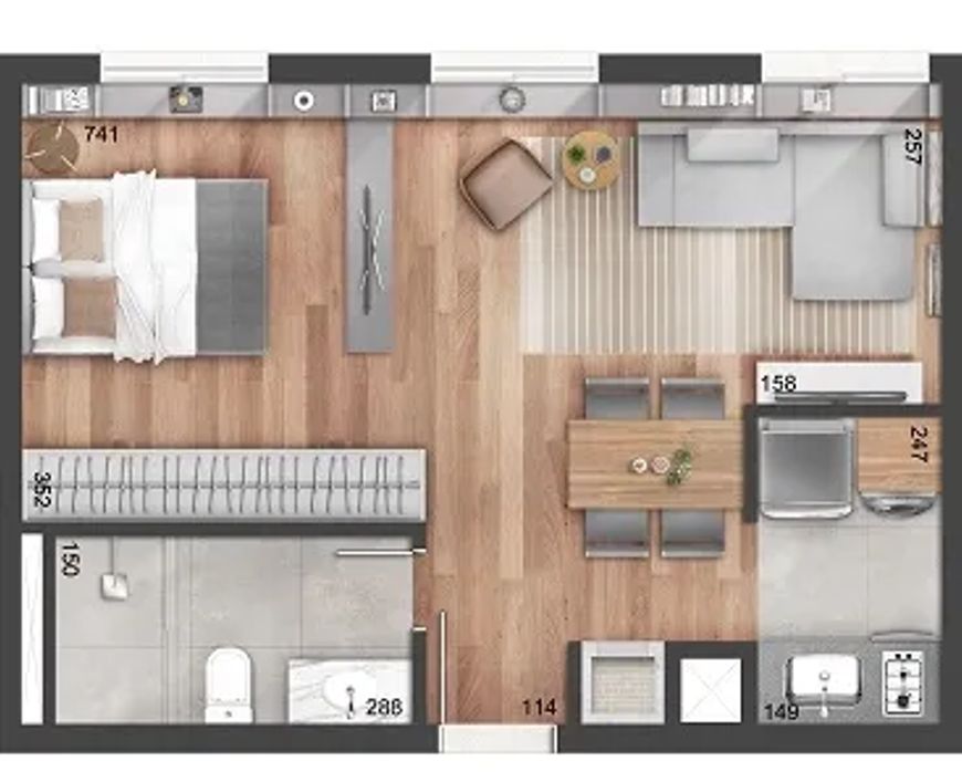 NY 205 - APARTAMENTOS no São João, Porto Alegre