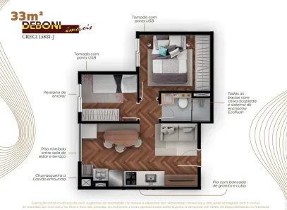 Apartamento com 2 Quartos à venda, 33m² no Cidade Patriarca, São Paulo